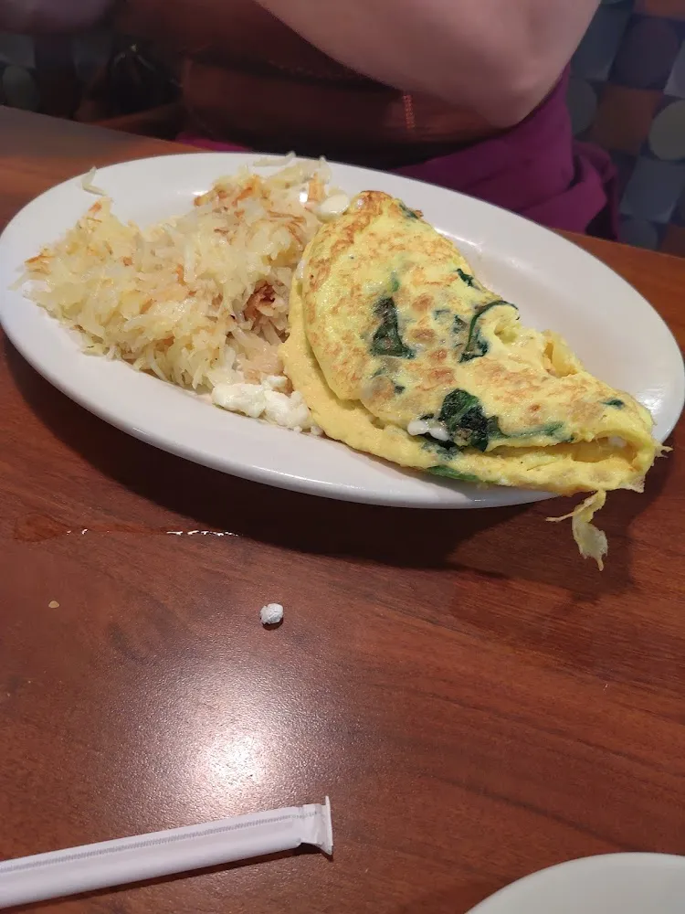 Spinach and Feta Omelette